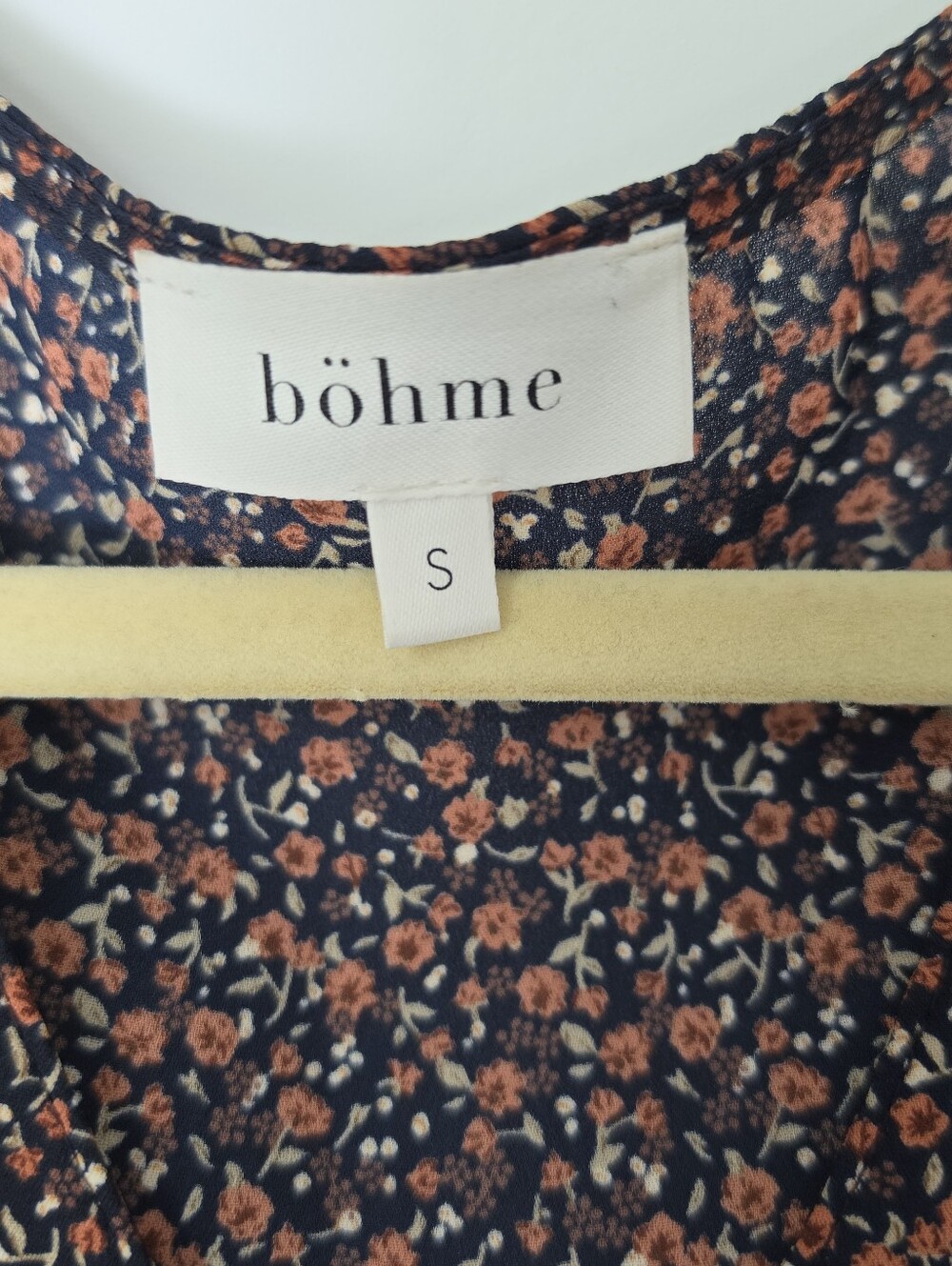 Bohme,Floral Cap-Sleeve Maxi Dress - Picture 4 of 11